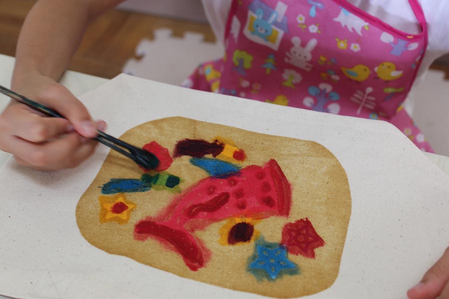 紅型染めワークショップ