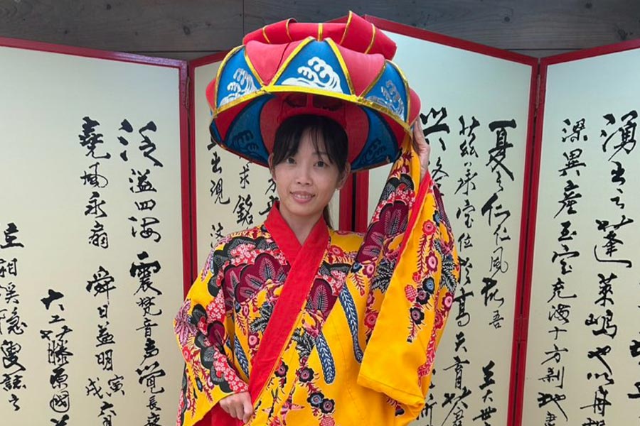 琉装着付け体験