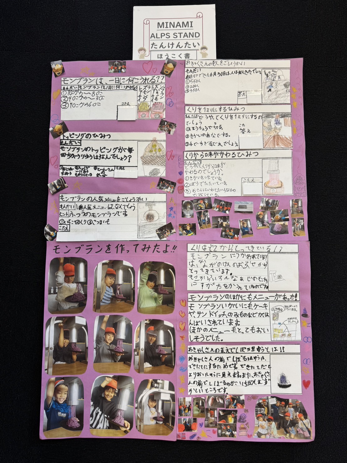 若草小学校2年生「町たんけんほうこくしょ」届きました